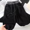 Nuevos Pantalones de Mezclilla Suave para Hombre y Mujer de Primavera y Otoño, Cintura Elástica, Jeans Versátiles de Moda Scimitar, Elegantes Pantalones Jogger Sueltos