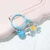 Nuevo Colgante Irregular de Girasol de Colores Dulces Accesorio DIY para Cadena de Teléfono Bolso Llavero