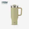 Copo Térmico para Carro com Alça, Grande Capacidade, Copo de Água em Aço Inoxidável 304, Isolamento Térmico e Conservação do Frio
