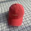 Gris Lavado Clásico ~ Gorra de Béisbol para Mujer ins Retro Sombrero Viejo de Mezclilla Tendencia Coreana Bordada Desgastada para Hombre