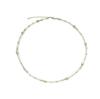 Collar de Perlas Imitación Gris de Diseñador para Mujer en Stock, Accesorio Versátil, Gargantilla Cadena Clavícula Súper Genial de Moda de Lujo Ligero de Nicho