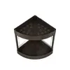 Prateleira de Canto para Bancada de Cozinha, Prateleira Triangular de Canto de Parede Semicircular Sem Furos para Uso Doméstico, Prateleira de Armazenamento para Garrafas e Potes de Especiarias