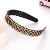 Acessórios de Cabelo Feitos à Mão com Strass, Presilhas de Cabelo Completas com Strass, Tiara Dentada Antiderrapante, Larga com Strass Brilhante Arrumado, Novo Estilo Versátil