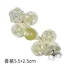 Nuevos Botones Hechos a Mano para Hanfu con Perlas Ojo de Gato, Botones de Cristal de Flor de Cinco Pétalos de Tres Ruedas para Vestidos de Estilo Chino y Qipao
