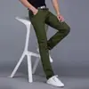 Calças Casuais Masculinas Novas 2024, Calças Finas de Perna Reta, Calças Casuais de Corte Reto para Jovens Homens de Negócios