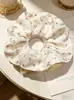 Ligas para el cabello de cuadros dulces directas de fábrica, scrunchies para moños, scrunchies para coleta baja, scrunchies