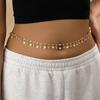 Amazon joyería transfronteriza al por mayor diseño de moda sentimiento cadena de cintura de mariposa femenina nueva sexy cadena corporal de diamantes