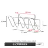 Mimu Estante de pared ultra delgado para cuchillos con ganchos, estante de almacenamiento de alambre de acero inoxidable, escurridor de platos de cocina, accesorios, estante para cuchillos