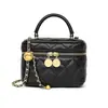 Bolso Pequeño para Mujer, Nuevo Estilo Primavera/Verano 2026, Bolso Acolchado con Cadena, Elegante Bolso Cruzado, Popular Bolso Cuadrado Pequeño para Verano