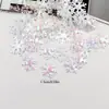 1 Paquete/300 Piezas - Copos de Nieve Navideños, Confeti de Papel para Lanzar en Fiestas, Nieve Artificial DIY Decoraciones para el Hogar