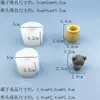 Moldes de Silicona de Oso de Miel Grandes y Pequeños, Moldes de Yeso para Velas Aromáticas DIY de Grado Alimenticio, Moldes Resistentes a Altas Temperaturas al por Mayor