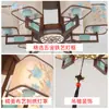 Nova Luminária de Teto Estilo Chinês Estilo Zen Estilo Chinês Atmosfera Clássica Luminária para Sala de Estar Luminária para Sala de Jantar Doméstica Luminária de Arte em Ferro