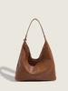 Bolsa Grande de Couro Macio para Mulheres 2026 Novo Estilo Bolsa Tote de Ombro Estilo Preguiçoso Bolsa de Ombro Clássica Retrô para o Dia a Dia