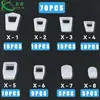 Los Bolsos de Cuero Son Adecuados para Accesorios, Cerraduras de Metal Resistentes al Desgaste, Cubiertas Protectoras de Silicona, Etiquetas Transparentes para Tiradores de Cremallera, Cubiertas de Silicona