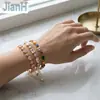Accesorios de Colgante de Circonita Multiforma Color Dorado Multicolor Retención de Color Material para Colgante de Joyería de Pulsera Collar Pendiente DIY Venta al por Mayor