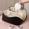 Bolsa de Almacenamiento Cosmético Portátil para Viaje de Gran Capacidad Impermeable de PU para Cuidado de la Piel Neceser Varios Colores Disponibles