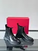 Fornecimento Exclusivo Transfronteiriço de Botas Chelsea Genuínas de Couro para Homens, Botas Casuais de Cano Curto Slip-On de Solado Grosso Brilhante, Fornecimento Direto da Fábrica