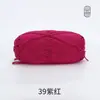 Xuefeier Bola de Lã de Algodão Leite de 5 Fios Não Forma Bolinhas Fio de Algodão Penteado de Cinco Fios Tricotado à Mão para Bebê DIY Boneca Fofa