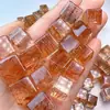 Açúcar Cristal Natural Cubo Contas Soltas Acessórios para Joias DIY Quartzo Rosa Ouro Negro Super Sete Contas Individuais Semi-Prontas Atacado