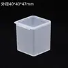 Caja de almacenamiento de cuentas para pintura de diamantes DIY al por mayor de fábrica, caja cuadrada pequeña de plástico transparente, almacenamiento de cuentas para arte de uñas, joyería