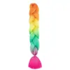 Trenza Jumbo Africana de Colores, Trenzas Sueltas Grandes, Rastas de Color Degradado, Procesamiento Personalizado