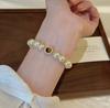 Colección de Pulseras, Nueva Pulsera de Doble Capa con Cuentas Estilo Chino Montaña Fantasma Flor, Pulsera Retro Estilo Nacional para Mujer, Pulsera Versátil Personalizada
