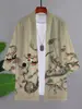 Capa Kimono de Moda Digital 3D Verano 2024 Cárdigan para Hombres y Mujeres Chaqueta Bata Casual de Siete Mangas para Hombres
