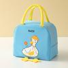 Bolsa Térmica de Folha de Alumínio Espessa, Bolsa Grande para Lancheira, Bolsa para Lancheira de Estudante, Bolsa de Lona Estilo Pasta, Bolsa Térmica Impermeável para Refrigeração