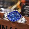 Reloj para Hombre Fantasma de Agua Retorcido Fantasma de Agua Verde Transfronterizo Reloj Fantasma de Agua Verde Laboral Reloj de Cuarzo para el Hogar Venta al por Mayor