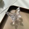 Hada revoloteando ~ Pinza para el cabello con lazo de mariposa transparente, pinza para el cabello de verano para mujer, pinza para la cabeza, pinza para el cabello con tiburón esmerilado