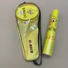 Set de Raquetas de Bádminton para Niños para Estudiantes de Primaria de 6 a 12 Años, Set de Doble Raqueta Abuela Pato Amarillo con Volante, Raqueta de Bádminton para Principiantes para Niños