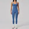 Conjunto de Traje Deportivo de Verano para Mujer Sin Costuras Cintura Alta Control de Abdomen Levantamiento de Glúteos Deporte al Aire Libre Fitness Yoga Conjunto de Traje 3595