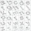 Adequado para Carro Letras Maiúsculas e Minúsculas Adesivos com Letras Inglesas Adesivos de Carro, Símbolos de Palavras Digitais, Traseira de Marca de Palavra Modificada Personalizada 3D