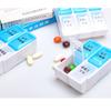 Producto Nuevo, Caja de Medicamentos Portátil Desmontable para Mañana y Noche de Una Semana, Sellada y a Prueba de Humedad, Caja de Medicamentos de Plástico de 7 Días y 14 Compartimentos