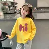 Camiseta de Manga Larga de Algodón Puro para Niñas Estilo Coreano Nueva Llegada Moda de Primavera y Otoño para Niños Pequeños y Mayores Niñas Ropa Interior Básica para Bebés