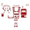 Adequado para acessórios de modificação do interior do carro do kit de saída de ar do instrumento de controle central de fibra de carbono real Ling GS