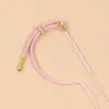 Pulsera de Media Cuenta y Media Cuerda Tejida a Mano, Nueva Tendencia Nacional Cuerda de Mano Semi-Terminada, Pulsera Original Pulsera de Cuentas DIY