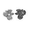 Moda Transfronteiriça Europeia e Americana Brincos de Flor Exquisitos e Deslumbrantes Novos com Design Criativo e Brincos de Florais com Strass