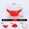 Tazones pequeños de plástico de melamina tamaño A5, aptos para uso comercial en comedores, tazones para sopa, restaurantes de hot pot, tazones para salsas para mojar, tazones para avena y restaurantes de comida rápida; estos cuencos están diseñados para imitar la apariencia de la porcelana