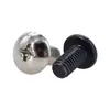 Tornillos para Máquina de Acero al Carbono Niquelado Forma de Cruz Cabeza Plana Grande Tornillos de Cabeza Plana Redonda Tipo Paraguas Negro Tornillos Pequeños Electrónicos M2M3M5M6