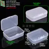 Caja de Clasificación de Cuentas de Tres Compartimentos, Caja de Plástico para Cuentas de Arroz, Caja de Embalaje para Tornillos y Clavos, Caja de Almacenamiento de Plástico para Linterna de Cabeza con Batería de Litio de Cuatro Compartimentos