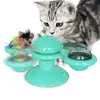 Nova Empresa Atacadista Fabricante de Suprimentos para Animais de Estimação Lançamento Quente Amazon Bola Giratória Brinquedo para Gato Moinho de Vento Borboleta