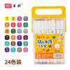 Venta Directa de Fábrica Marcadores Súper Lavables de Doble Punta Set de Pintura para Niños Bolígrafos de Arte Graffiti Fáciles de Borrar y Limpiar