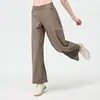Pantalones de Pierna Ancha de Cintura Media de Secado Rápido y Absorción de Humedad Transfronterizos Pantalones Deportivos para Exteriores Sueltos Adelgazantes Yoga con Cordón Pantalones Largos