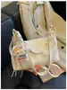Bolsas Femininas de Comércio Exterior, Bolsas Estilo Coreano, Novas Bolsas Simples da Moda, Textura Doce, Bolsas de Ombro Transversais Casuais e Versáteis