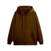 Sudadera con capucha versátil de color liso de manga larga para hombre, informal, deportiva, juvenil, a la moda, para primavera y otoño, corte holgado