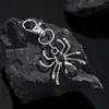 Venta Caliente Transfronteriza Nuevo Llavero de Araña de Diamante Europeo y Americano Llavero de Araña Oscura Accesorios Colgantes