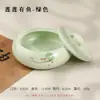 Nuevo Lavador de Pinceles de Cerámica al por Mayor Plato de Tinta Pincel Caligrafía Pintura Francesa Lavador de Pinceles Cubeta Piscina de Tinta Celadón Suministros de Estudio