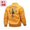 Chaqueta de piloto Air Force MA1 para hombre, uniforme de béisbol con bordado pesado, abrigo de talla grande, ropa de trabajo, moda, primavera y otoño