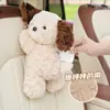 Caja de pañuelos para coche personalizada por el fabricante, peluche de cachorro de dibujos animados, bolsa colgante para pañuelos de coche, bonita caja de pañuelos, paquete de pañuelos